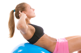 Exercise Ball Workout Abs
